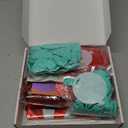 HOUSE OF PARTY Christmas Balloons Arch Kit - Christmas Balloons Red and Mint with Candy Cane Mylar Balloons with Candy Cane for Xmas Decorations