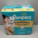 Pampers Swaddlers Diapers, Size 1 (8-14 lbs), 164 Count, Absorbent, Keeps Baby Dry and Comfortable, Skin Safe Disposable Baby Diaper