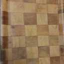 Crestware CWT1319 Woven Wood Rectangle Tray, 13 by 19", Brown