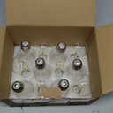 runquiz A19 Clear Led Bulbs, E26 Dimmable Edison Bulbs, 5000K Daylight Led Light Bulb, Cool White Edison Bulb, 6w Filament Bulb for Light Fixture 6pack/12Pack