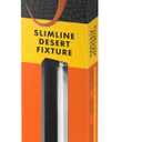 Zilla Reptile T8 Slimline Desert Pet Habitat Light Fixture with 15 Watt Fluorescent Bulb, 18 Inches,Black