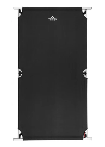 Teton Outfitter XXL Camping Cot, Heavy-Duty Oversized Folding Cot for Adults, Comfortable Elevated Sleeping Bed, Easy Setup, Adventurer