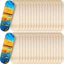Meooeck 12 Pack Blank Skateboard Decks Bulk, 17 x 5 Inch 7 Ply, about 17 x 5"