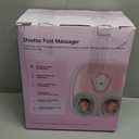 RENPHO Foot Massager Machine with Heat [2026 Upgraded], Shiatsu Foot Massager for Plantar Fasciitis, Mothers Day Gifts for Mom, Cordless Control, Birthday Gifts for Women Men, Pink