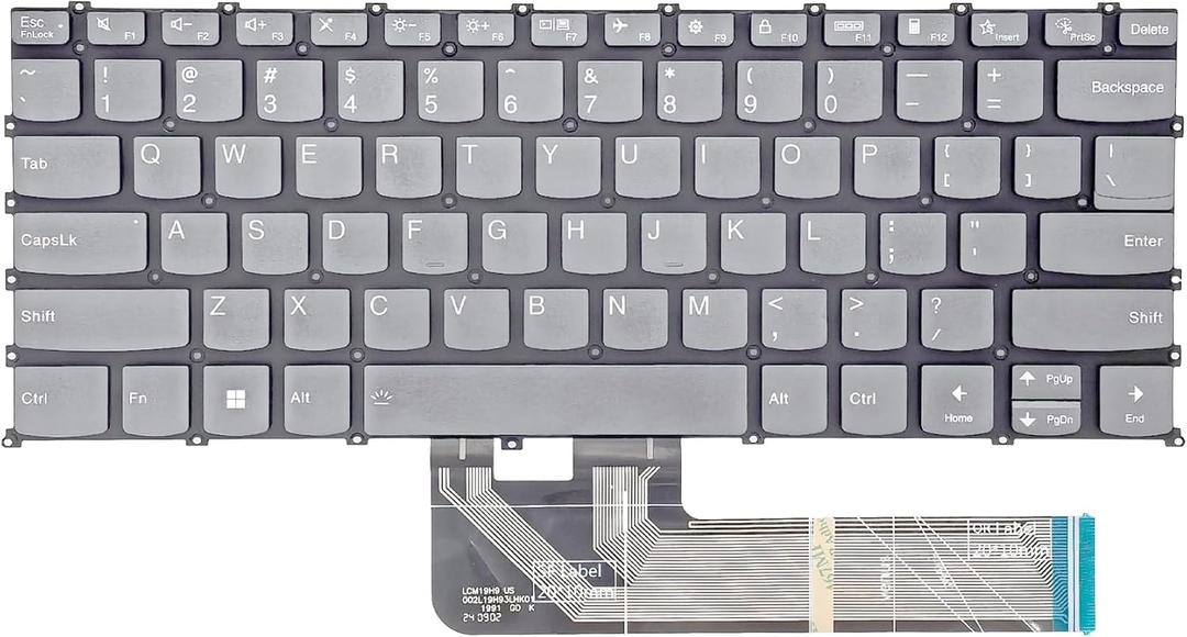 Replacement Backlit Keyboard for Lenovo ideaPad Flex 5-14IAU7 5-14ALC7 5-14IRU8 5-14ABR8 Flex 7-14IAU7 7-14IRU8 ThinkBook 14 G2 G3 ITL ACL are Yoga Slim 7-14ARE05 7-14IIL05 Laptop US Layout