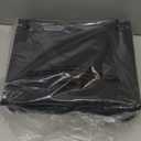 Stadium Seats for Bleachers with Back Support, Bleacher Chairs with Backs and Cushion Wide, Portable Folding Seats with Magnetic Bottom Strips, Includes Shoulder Strap - Black (2, Black)