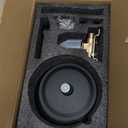 Black Shower Head And Faucet Set Complete With Valve Shower Fixtures With 6 Inch High Pressure Rain Shower Head Trim kit Regaderas Para bBao Modernas