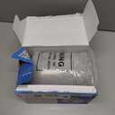 5 STARS UNITED Knee Pillow for Back Sleeping  Cooling Cover - Memory Foam Cushion for Sciatica Pain Relief  Under Leg Support for Sleeping on Back  Half Moon Bolster for Bed, Arctic Gray (Standard)