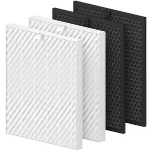 Filter Q – 1712-0123-00 Replacement filter for Winix 5510 and 5520 Air Purifier, 5510 Replacement Combo Pack Includes: 2 HEPA & 2 Carbon Filter