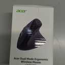 acer Ergonomic Mouse Wireless with Side Scroll Wheel, Bluetooth Mouse for Laptop(BT5.2+2.4GHz), Office Vertical Computer Mice, Small to Medium Sized Hands Ergo Mice, 8 Buttons for PC, MacBook Neo