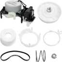 Upgraded W10913953 W11481722 Washer Shift Actuator W10721967 Washer Pulley Clutch Kit W10006384 Washer Drive Belt Compatible with Whirlpool Maytag Amana Kenmore Washer Replaces PS10057144 W10006354