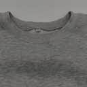 Caracilia Women's 2 Piece Outfits Sweatsuit Oversized Fleece Sweatshirt Wide Leg Pants Y2K Tracksuit Lounge Sets 2024 Fall Grey Small