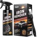 Iron Remover, Fallout & Iron Remover for Car Detailing, Fast Removal Brake Dust & Rust and Wheel Cleaner, Safe for All Vehicle Paint & Wheels, Tire Shine and Preps for Wax (16oz)