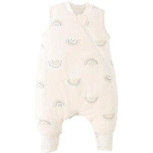 Duomiaomiao 2.5 TOG Toddler Sleep Bag 100% Cotton Four Season Side Open Zipper Baby Sleep Sack with Feet, Breathable Toddler Wearable Blanket, Size L