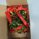 2 Pieces Christmas Mistletoe Hanging Balls Holiday Artificial Mistletoe Balls Xmas Kissing Ball Decorations with Bow Knots and Bells for Home Christmas Party Decor, 5 Inch (Red, Silver,Classic)