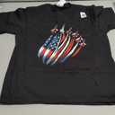 Patriotic USA Flag Fighter Jets Boys 4th of July T-Shirt (Small, Black)