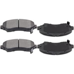 ECCPP D1327-8439 Front Semi Metallic Disc Brake Pad Set Fit For Chrysler Town & Country 2008-2016,For Dodge Grand Caravan 2008-2016,For Dodge Journey 2009-2013,For Dodge Nitro 2007-2011