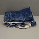 Bedsure GentleSoft Sherpa Fleece Throw Blanket for Couch - Thick and Warm Throw for Women and Men, Soft Fuzzy Plush Blanket for Winter, Non-Heated, Slate Blue, 50x60 Inches