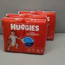 Huggies Size 2 Diapers, Little Snugglers Baby Diapers, Size 2 (12-18 lbs), 186 Count (3 Packs of 62), Packaging May Vary