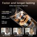 DYS0N Air Wrap-Like  All-in-One High-Speed Hair Styler with Auto Curl, Blow Dryer & Smoothing Brush  160000 RPM Motor, Ionic Frizz Control, for All Hair Types (Nickel)
