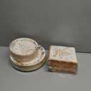 Homlouue 200 Pcs Christmas Paper Plates and Napkins, Christmas Tree Gold Plates and Napkins Disposable, Christmas Dinner Plates and Napkins Serve 50 Guest, Christmas Party Table Decorations