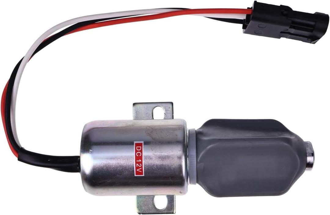 HOLDWELL Fuel Shutoff Solenoid Stop Solenoid 9SS20140-7 S20140-7 compatible with Lincoln Classic 300D 11110 11248 11280 11411 11472 11545 11572 11573 11640 11641 11809 11915 11111 11249 11281 SA-400I