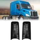 High Soar Door Mirror Covers for Freightliner Cascadia 2008-2015,Replacement Door Mirror Cover for Cascadia Trucks 2008-2015 Driver Left Side Passenger Right Side（Black,A Pair）