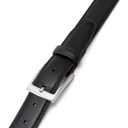 MILORDE Men's Genuine Leather Dress Belt, Handmade, 100% Cow Leather, Fashion & Classic Designs for Work Business and Casual (Black)