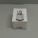 Boperzi Electric Toothbrush Holders for Bathroom Countertop, Detachable Toothbrush and Razor Holder Drainage for Shower, Kids Toothbrush and Toothpaste Holder, 3 Slots Bamboo Toothbrush Organizer (Black &Marble)