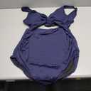 Maternity One Piece Swimsuits for Women - Ribbed Cutout High Waist Maternity Bathing Suits Tie Knot Pregnancy Swimwear 2026 Navy 2XL