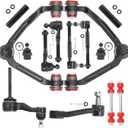 4WD 14pc Front End Suspension Kit for Ford F-150 1997-2003, F-250 1997-1999, Expedition 1997-2002, for Lincoln Navigator 1998-2002 Blackwood, Upper Control Arms Front End Kit Complete Full Set -14pc