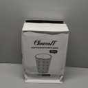 300 Pack Paper Cups 8 oz, Disposable Hot/Cold Beverage Drinking Cups, 8 OZ Paper Coffee Cups, Navy Floral Coffee Cups for Party, Picnic, Travel, and Events.