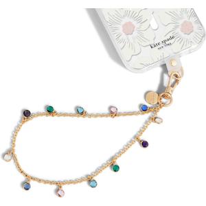 Kate Spade New York Phone Charm Detachable Cell Phone Lanyard High Shine