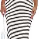 Goafuliy 2 Piece Skirt Sets for Women Summer, Floral Sleeveless Tube Top Bodycon Maxi Skirts Y2k Vacation Going Out Outfits, S