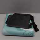 Non-Slip Mahjong Mat with Rule, Noise Cancelling American Mahjong Table Mat and Cover for Poker Cards, Board and Tile Games, 31.5 Inch X 31.5 Inch(Green)