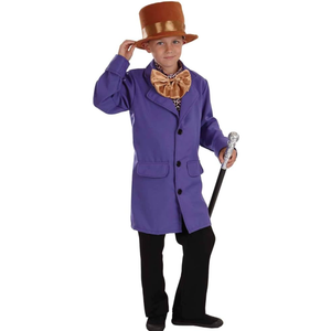 fun shack Kids Chocolate Factory Costume Kids, Kids Chocolate Worker Costume, Boys Book Character Costume for Kids, Size L
