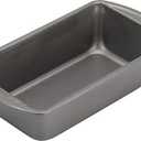 GoodCook Nonstick Loaf Pan Heavy-Duty Steel Bakeware with Easy-Clean Non-Stick Coating, Oven & Dishwasher Safe Pan for Meatloaf Breads Cakes Brownies Lasagnas Casseroles & More, 9 x 5-Inch, Gray