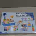 Baby Toys 6-12 Months,Montessori Toys for 6-9-12 Month old,6-in-1 Sensory Toys Stacking Cups Building Blocks,Teething Pull String,Tissue Box Toys for Babies 6-9-12,18-24 Months,1-3 Year old Baby Gifts