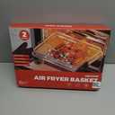 Air Fryer Basket for Oven, Air Fryer Basket and Stainless Steel Baking Tray Pant Oven Air Fryer Pan Rack for Cooking Baking Dishwasher and Broiling