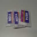 3 x MEFA 15 Sizes Short Coffin Nail Tips - 300 Pcs Half Matte Full Cover Press on Nails, Pre-shape Gel Nail Tips for Nail Extension Home DIY Salon Manicure