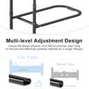 Bed Rails for Elderly Adults Safety, Adjustable Bed Assist Rail with Non-Slip Base, 400 lbs Support Bed Grab Bar for Seniors, Fits Twin Full Queen King Beds