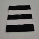 Letjolt Black and White Striped Table Runner for Kitchen Decor Black Stripe Tabletop Collection Cotton Canvas Table Runner 72 Inches Beetlejuice Party Decor