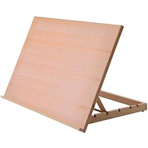 Falling in Art Extra Large 5-Position Wood Drafting Table Easel Drawing and Sketching Board, 29 1/2 Inches by 19 2/3 Inches