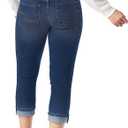 Levi Strauss Signature Gold Women's Mid-Rise Slim Fit Capris Stretch Denim , Over The Moon, 16 Plus