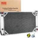 3 Row Aluminum Radiator Replacemnet for 1988-2000 Chevy GMC C2500 C3500 K2500 K3500 7.4L PICKUP CC1696
