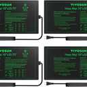 VIVOSUN 4-Pack 10" x 20.75" Durable Waterproof Seedling Heat Mat, UL & MET-Certified Warm Hydroponic Heating Pad for Germination, Indoor Gardening, Greenhouse