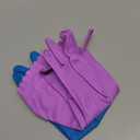 PACIFIC PPE 2 Pairs Dishwashing Cleaning Gloves with Latex free, Cotton lining, Kitchen Gloves (Purple/Blue, Small)