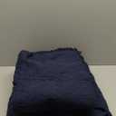 Turquoize Sectional Couch Covers L Shape Couch Cover Sectional Sofa Cover Washable 2 Pieces Couch Covers for Sectional Sofa Feature Geometrical Woven Jacquard Fabric (Chaise/2 Seats, Navy)