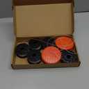 10 Pack AF-100 Replacement Spool Line for Black+Decker - 0.065" Weed Eater String Trimmer Line Spool, 30ft Autofeed Weed Wacker Spool Refill for Black+Decker(8 Spool,2 Cap,2 Spring)