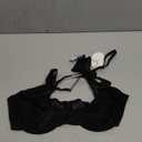 Avidlove Lace Bras for Women Sheer Balconette Underwire Unlined Everyday Bras Lingerie S-XXL (Black)